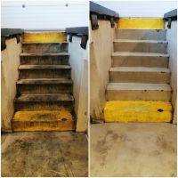 strojové čistenie schodov